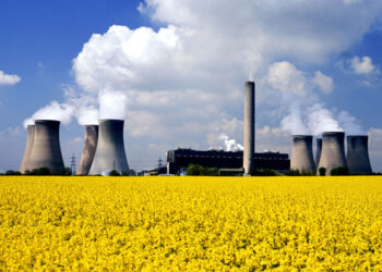 The end of the nuclear plant in Sholine city