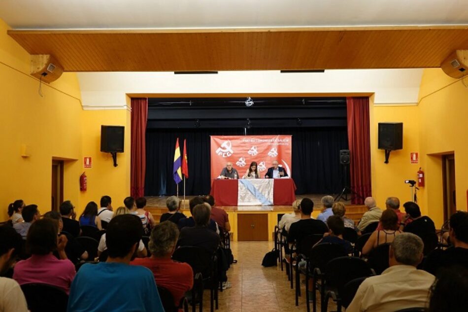 Alberto Garzón llama a la construcción de una candidatura de Unidad Popular en la fiesta del Partido Comunista de Galicia