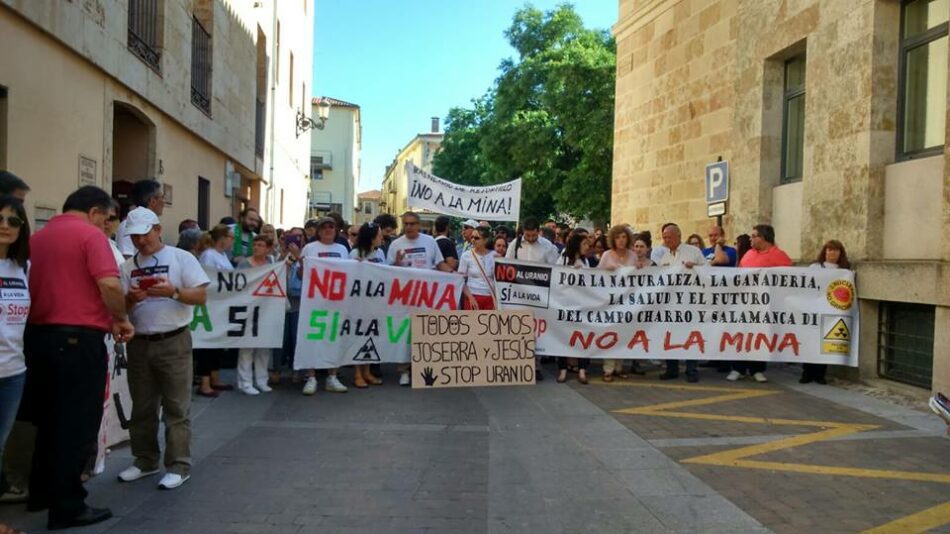 Presión inaceptable sobre activistas contra la minería de uranio de Salamanca