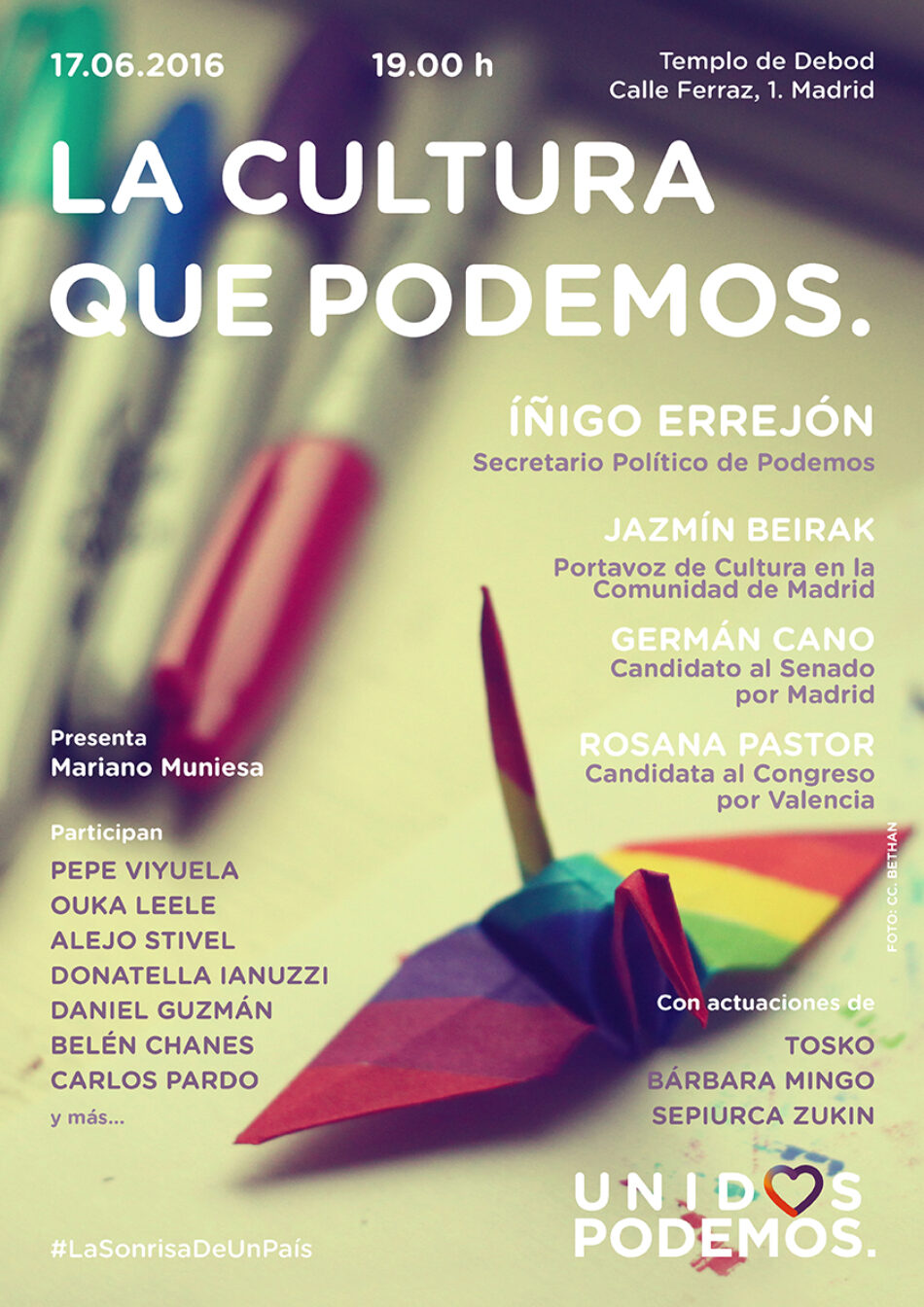 ‘La cultura que podemos’ se presenta en Madrid