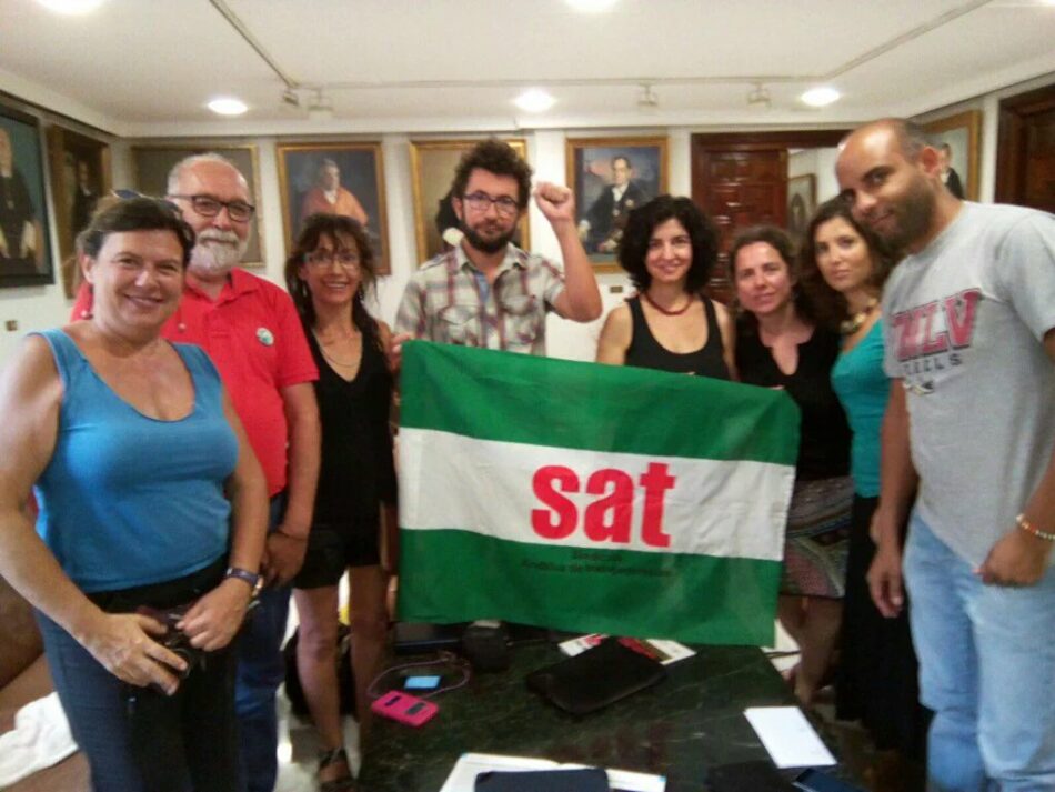 El SAT en la Universidad de Sevilla reivindica un plan de promoción, estabilidad y recuperación del empleo del PDI