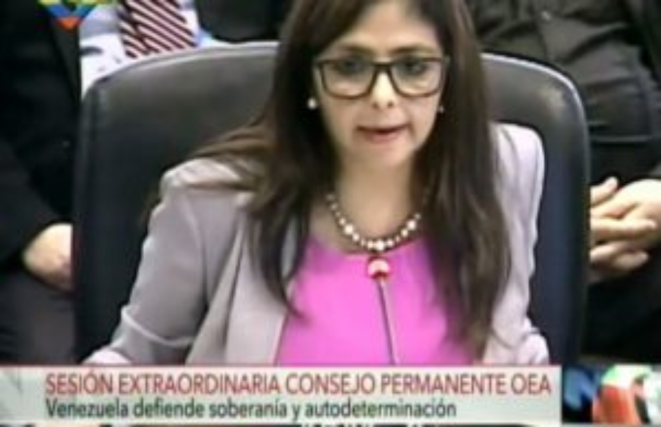 Delcy Rodríguez: la dignidad tiene nombre de mujer en Venezuela