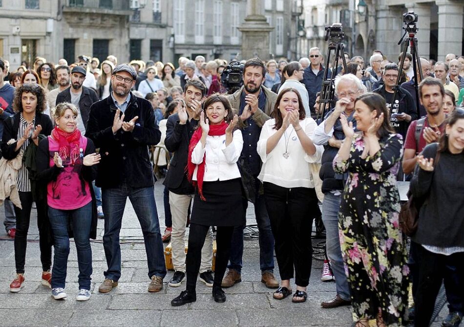 En Marea comprométese a seguir traballando «polo cambio político» pese á perda de voto urbano en Galicia