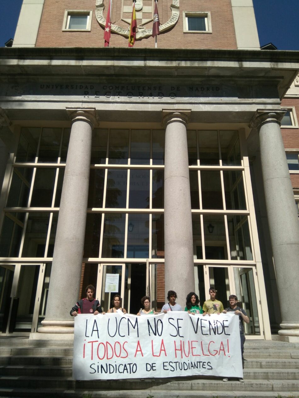 El Sindicato de Estudiantes se opone a la privatización de la UCM