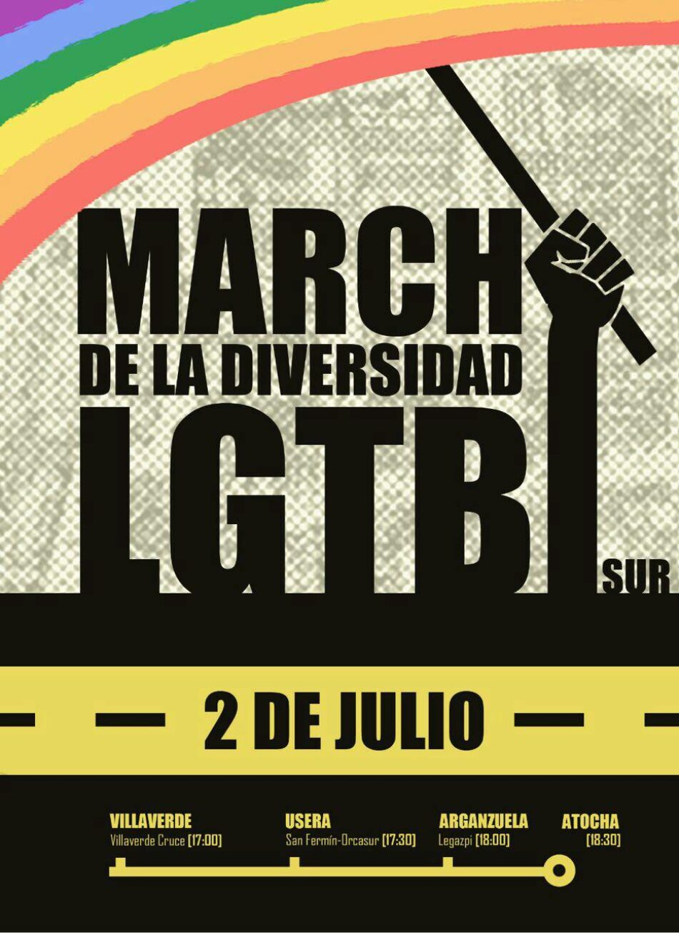 Marcha de la diversidad LGTBI en Villaverde y Usera: el Sur hace historia