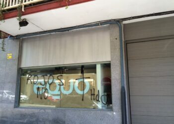 Atacan la sede de EQUO en Madrid con pintadas fascistas