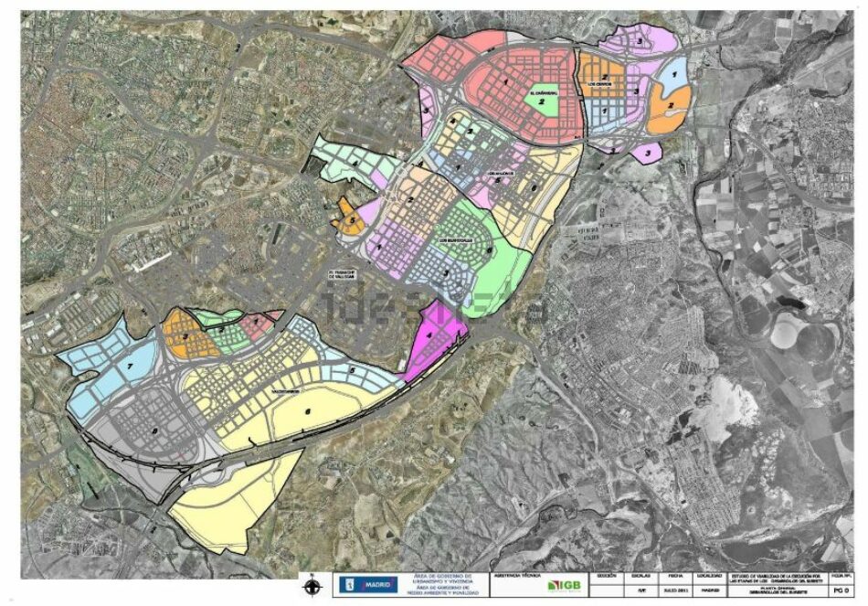 Colectivos vecinales y ecologistas rechazan el desarrollo de Los Berrocales (Madrid)