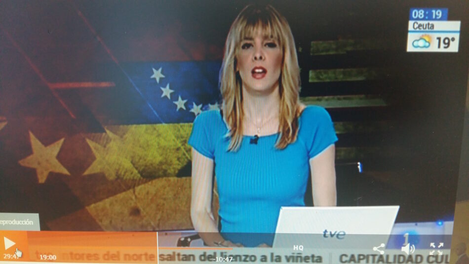 Gobierno venezolano ejerce enérgica protesta a Televisora española  por difundir bandera al revés durante su noticiero