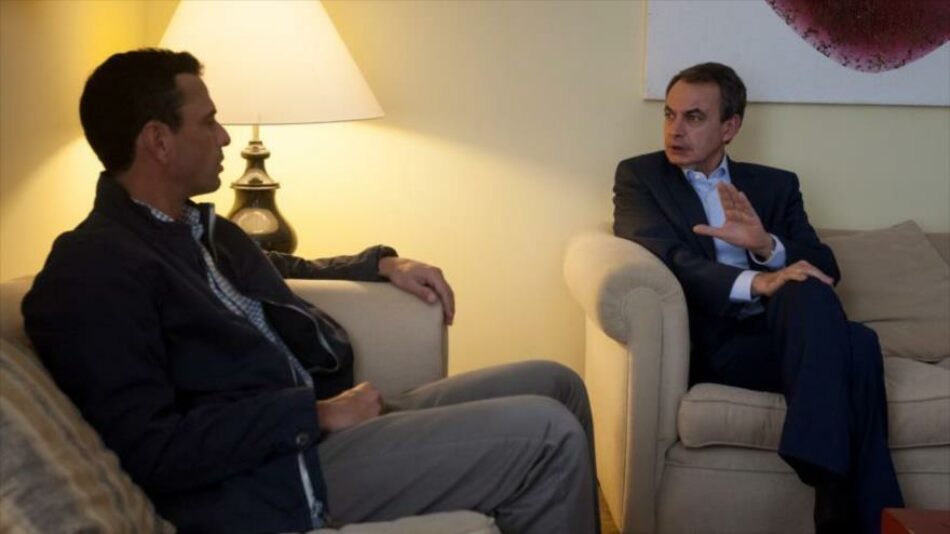 Capriles pone en entredicho que Zapatero pueda liderar diálogo en Venezuela