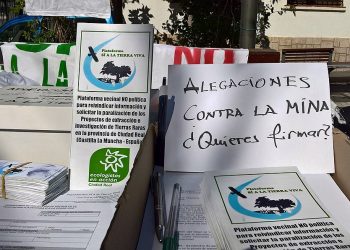 Sí a la Tierra Viva pide que no se utilicen las vacaciones para abrir el procedimiento de evaluación ambiental de los proyectos mineros de tierras raras en Castilla-La Mancha