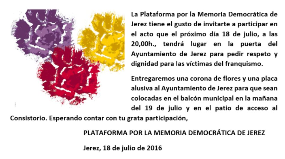 A 80 años vista del golpe de Franco los muertos de Jerez siguen en las cunetas