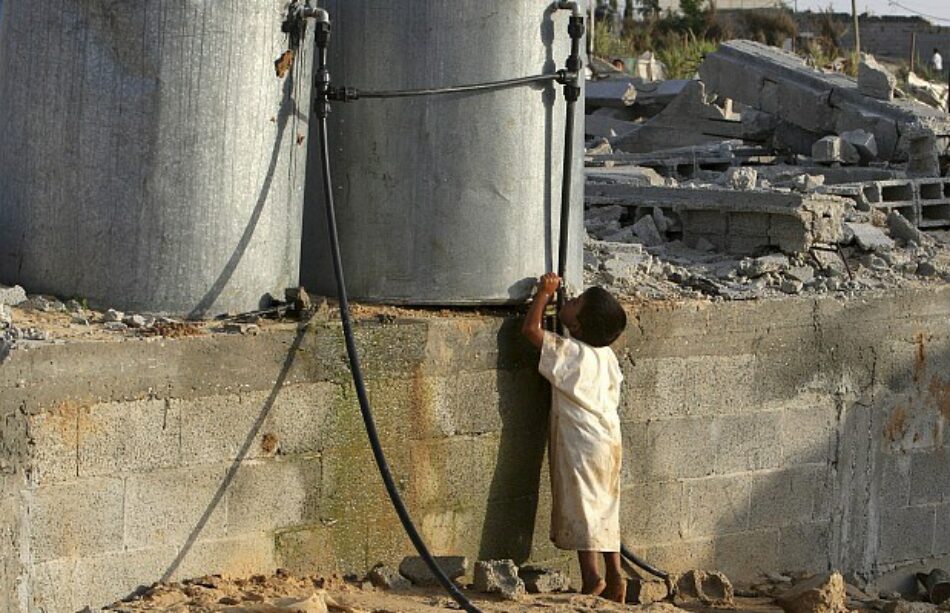 IU denuncia ante la UE los cortes de agua en Cisjordania ordenados por el Gobierno de Israel