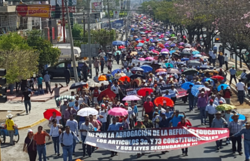 CNTE en Chiapas se encuentra en alerta ante posible arremetida del gobierno federal