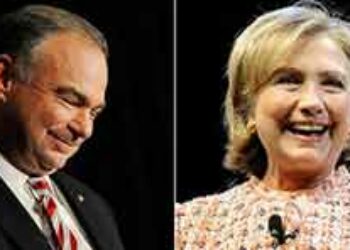 Clinton llega a Virginia junto a Tim Kaine, probable vicepresidente