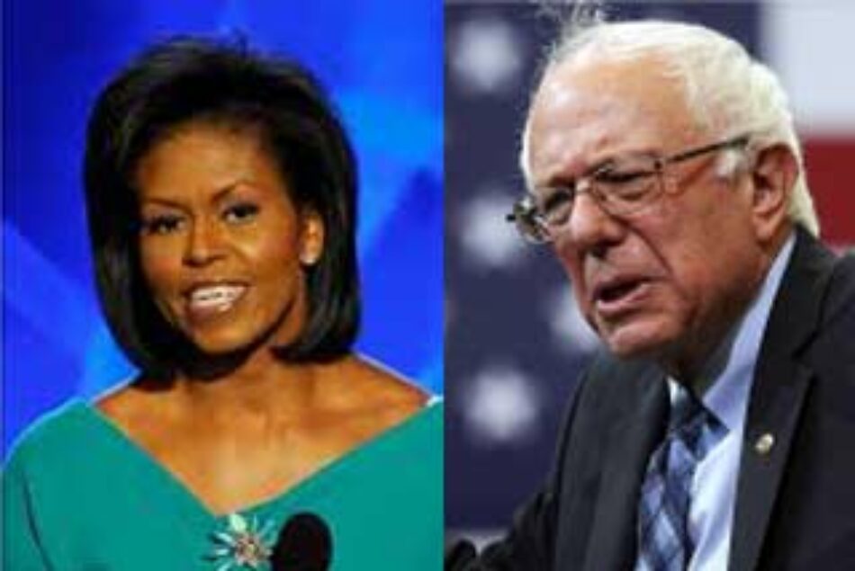 Sanders y Michell Obama abrirán Convención Demócrata en EE.UU.