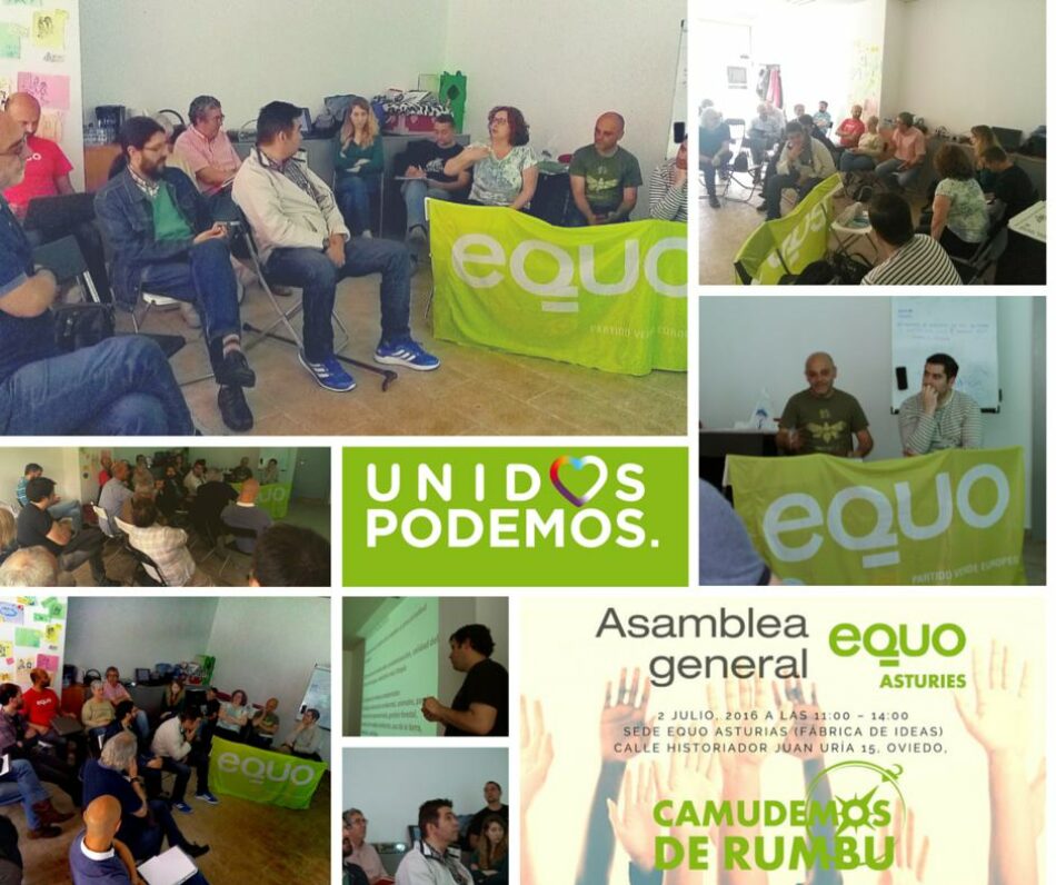 EQUO Asturias valora como positivo el resultado electoral y se marca como objetivo reforzar una alternativa de cambio