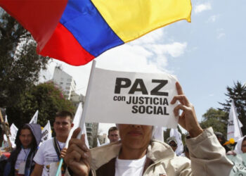 Colombia: Paz con justicia social. Que el diablo y la oligarquía colombiana se vuelvan buenos!