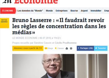 La Autoridad de la Competencia en Francia considera que “se deben revisar las normas de concentración en los medios de comunicación” para favorecer el pluralismo