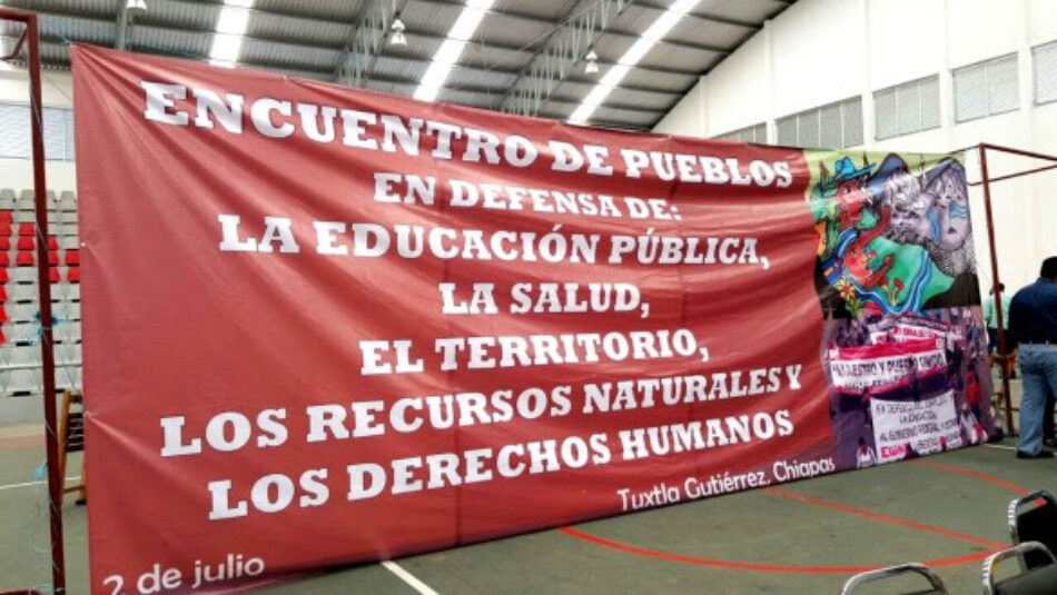 México/ Chiapas: “lucharemos hasta abrogar la mal llamada reforma educativa”, Pueblos en defensa del territorio.