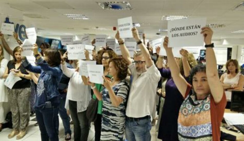 Protestas por manipulación en TVE y TVG