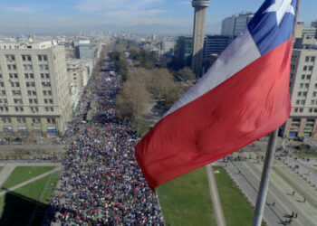 Gran marcha en Chile contra el dictatorial sistema de pensiones (FOTOS)