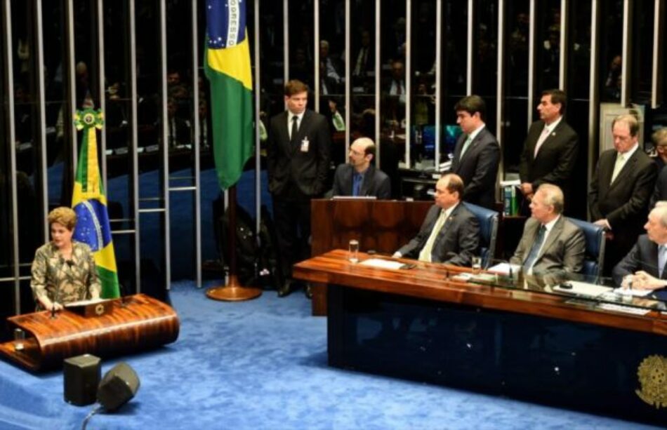 Brasil. Dilma advierte: Mi destitución daría paso a un gobierno usurpador