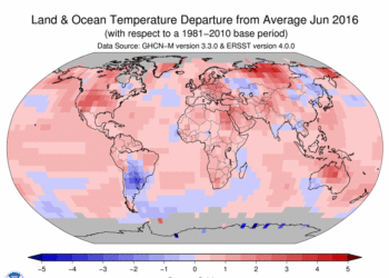 El clima mundial bate nuevos récords entre enero y junio de 2016