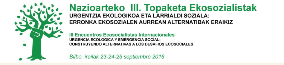 III Encuentros Ecosocialistas Internacionales
