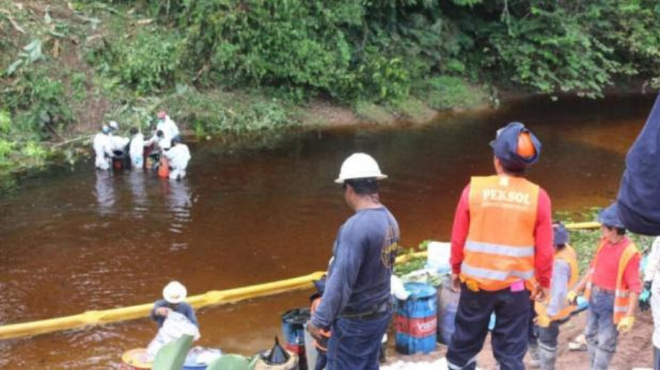 Petro-Perú responsabiliza a terceros por nuevo derrame de crudo