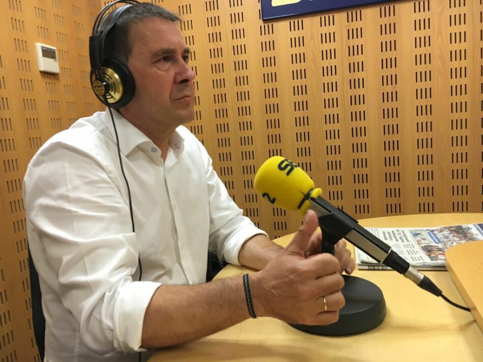 Arnaldo Otegi: Si Podemos quiere ser parte de la solución estamos dispuestos a generar espacios de encuentro y acuerdo