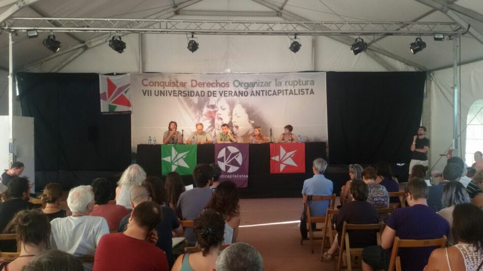 El griego Lapavitsas defiende la salida del euro en la Universidad de Verano Anticapitalista