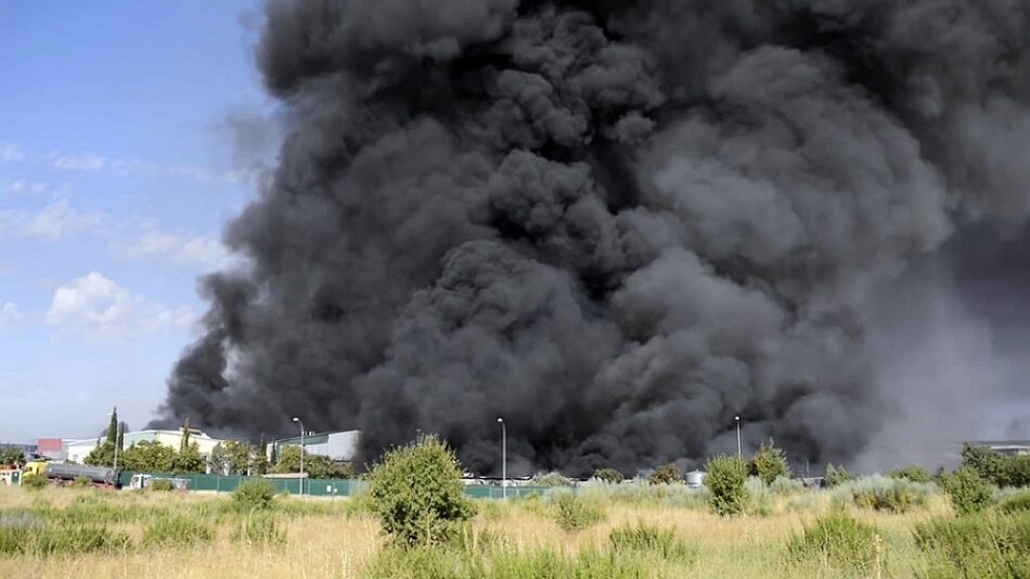 EQUO CLM pide medidas urgentes para evitar incendios como el de la planta de residuos de Chiloeches y nuevos daños ambientales