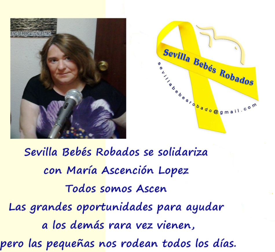 Concentración Asociación Sevilla Bebés Robados y Las Madres De La Plaza De San Francisco: 7 de agosto