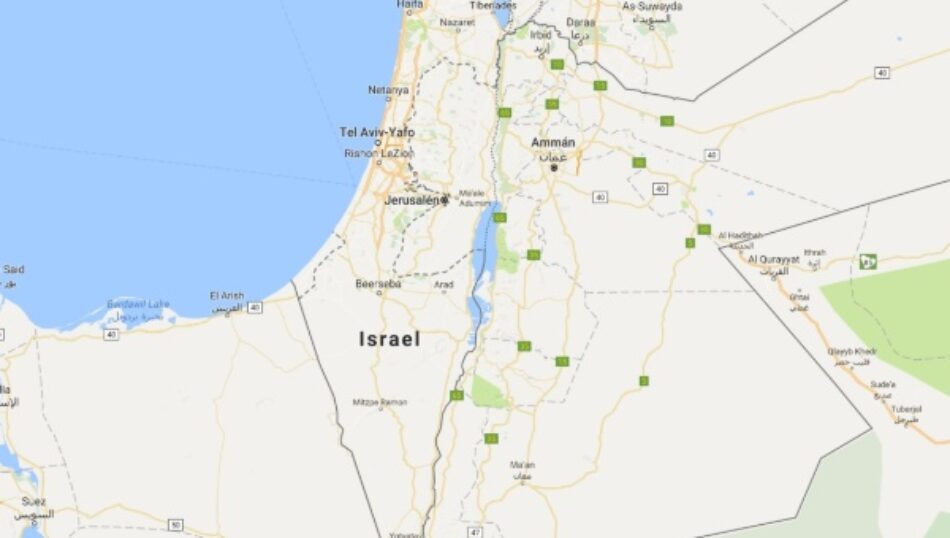 Google eliminó a Palestina del mapa y lo reemplazó por Israel