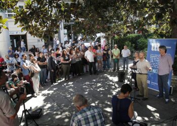 Luís Villares: “En Marea representa o fin do caciquismo e da corrupción que alimenta a coalición Baltar-Feijóo”