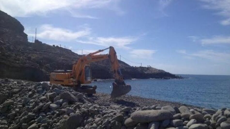 Paralización de las obras de playa Tauro (Gran Canaria)