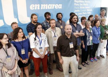 En Marea celebra unha xornada de traballo en Santiago de Compostela