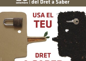 14é Dia Internacional del dret a saber -. Ho celebres amb nosaltres?