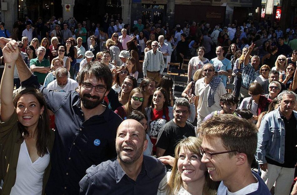 Íñigo Errejón desembarca en Pontevedra con En Marea