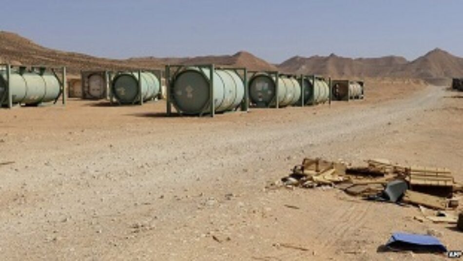 Libia renuncia a sus armas químicas y las envía fuera del país