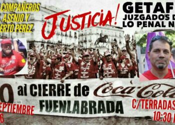 Podemos apoyará en Getafe a los trabajadores de Coca Cola