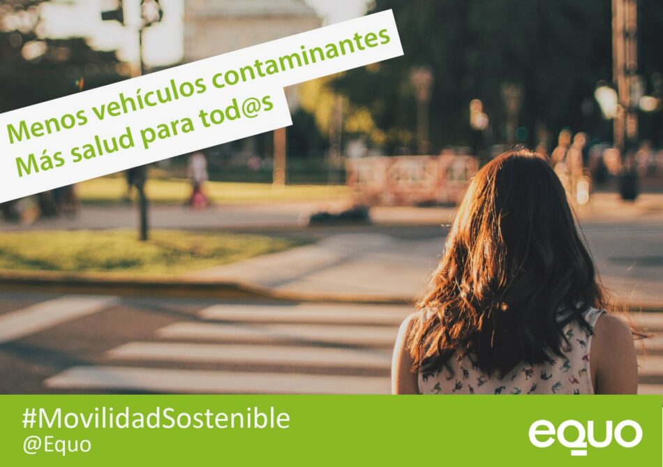 En el Dia Sin Coches EQUO pide un plan PIVE que fomente la movilidad sostenible