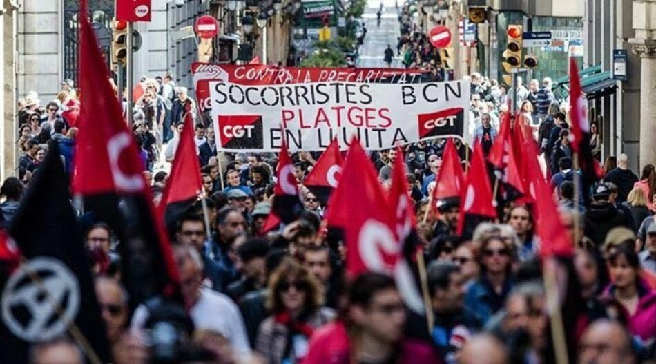 Los socorristas de las playas de Barcelona a la huelga