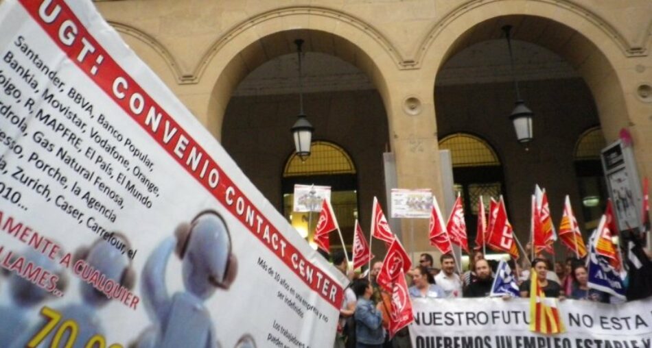 El Partido Comunista de Castilla y León (PCE) apoya a los trabajadores de Contact Center