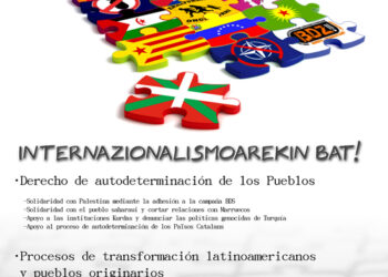 Internazionalismoarekin bat!: campaña introduce internacionalismo en las elecciones vascas y pide apoyo a Cuba y Venezuela