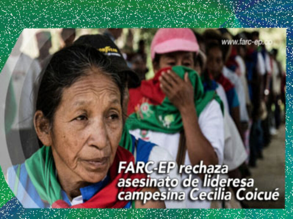 Colombia: Asesinan a líder social en predio de zona de concetración en el Cauca