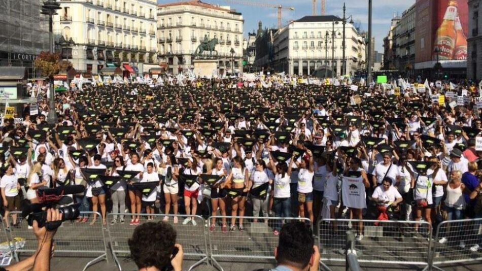 PACMA desborda las calles de Madrid con su ‘Misión Abolición’