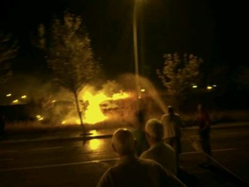 Se incendia el Parque ‘Manolito Gafotas’ de Carabanchel tras dos años sin desbrozar