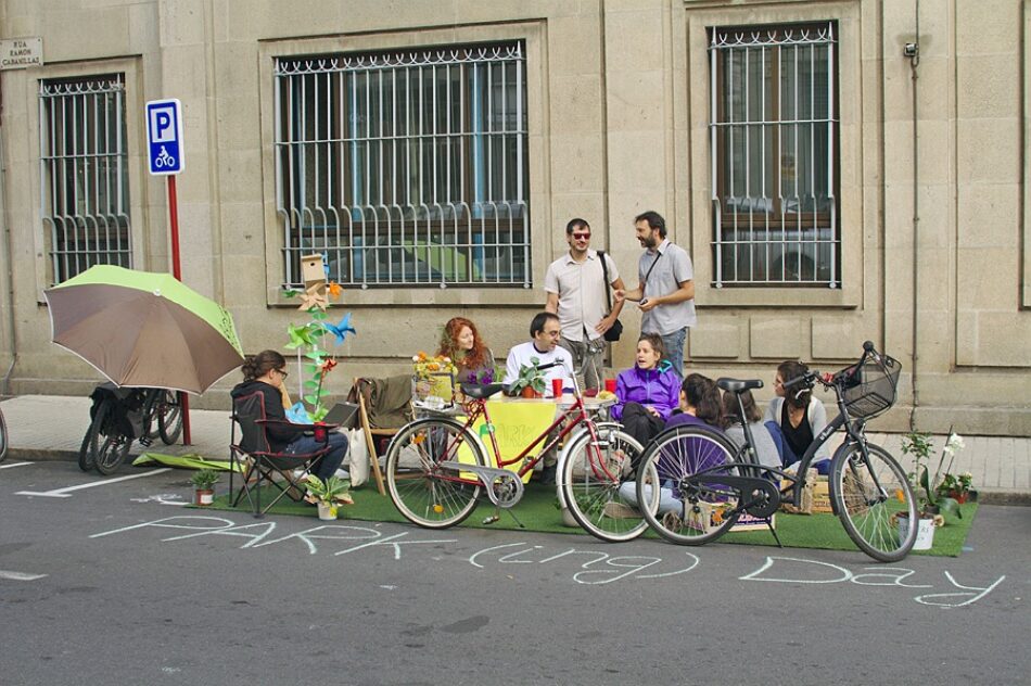 Amigos da Terra, Sustinea e a Masa Crítica, celebran o PARK(ing) Day en Ourense