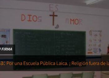 Europa Laica lanza la campaña no apuntes a tu hijo e hija en Religión